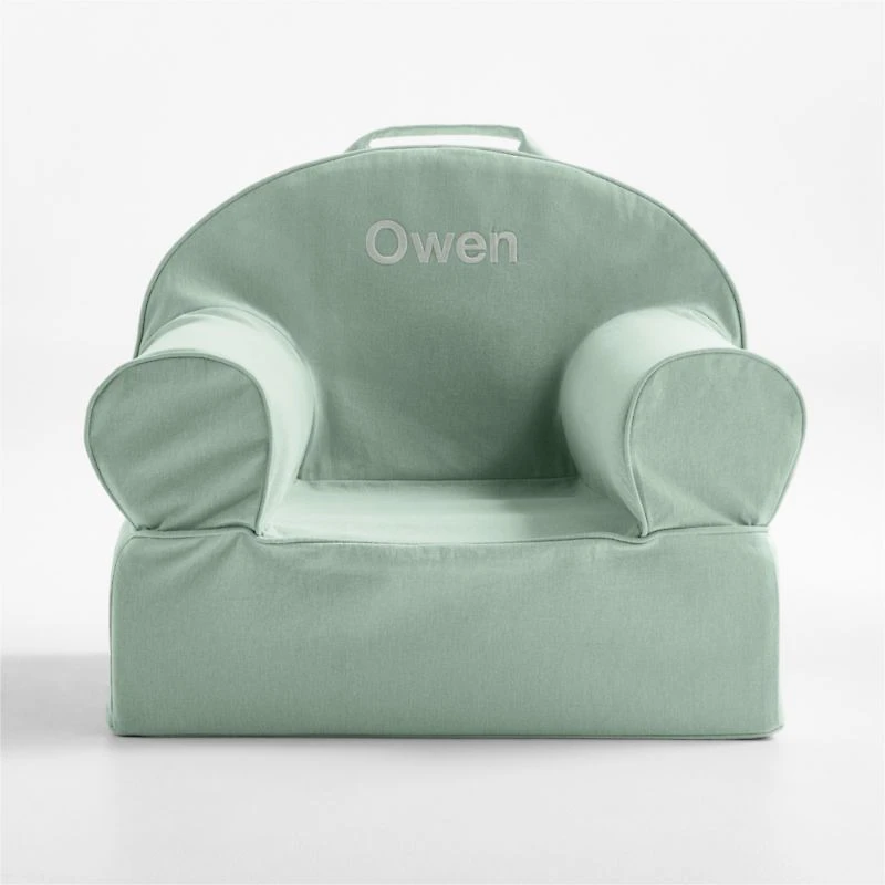 Small Volta Teal Kids Lounge Nod Chair