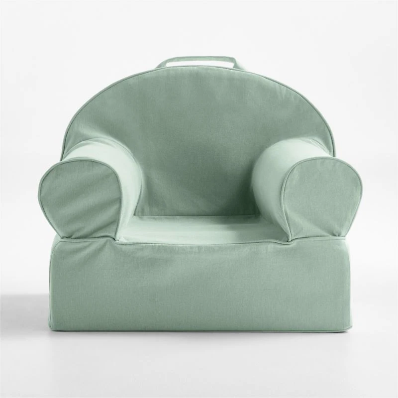 Small Volta Teal Kids Lounge Nod Chair