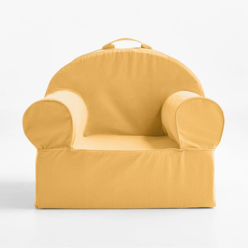 Large Savannah Yellow Kids Lounge Nod Chair Cover