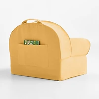 Small Savannah Yellow Kids Lounge Nod Chair Cover
