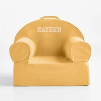 Small Savannah Yellow Kids Lounge Nod Chair Cover