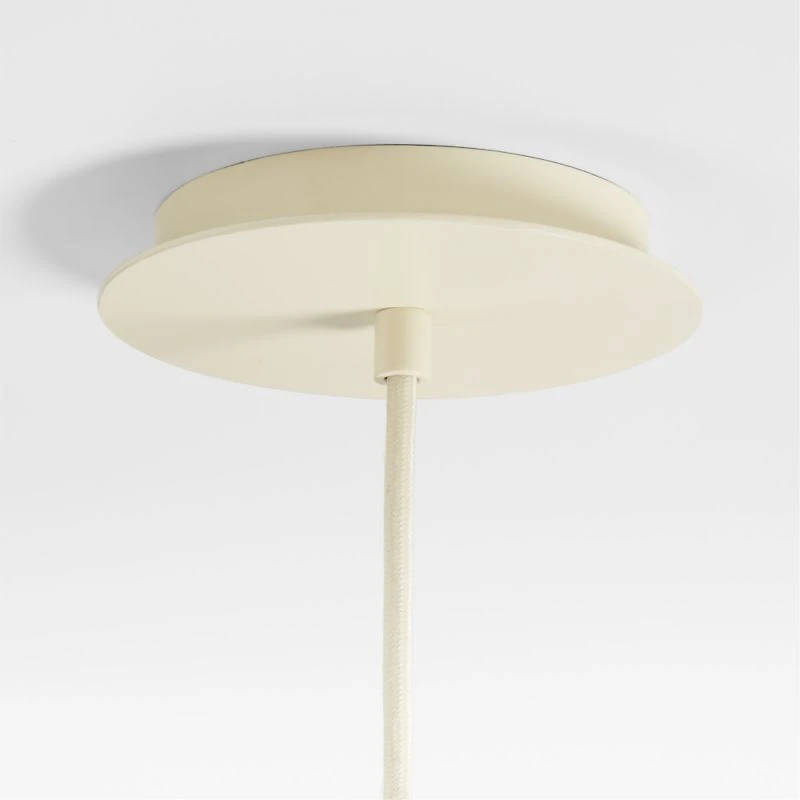 Noon Small Natural Wicker Pendant Light by Leanne Ford