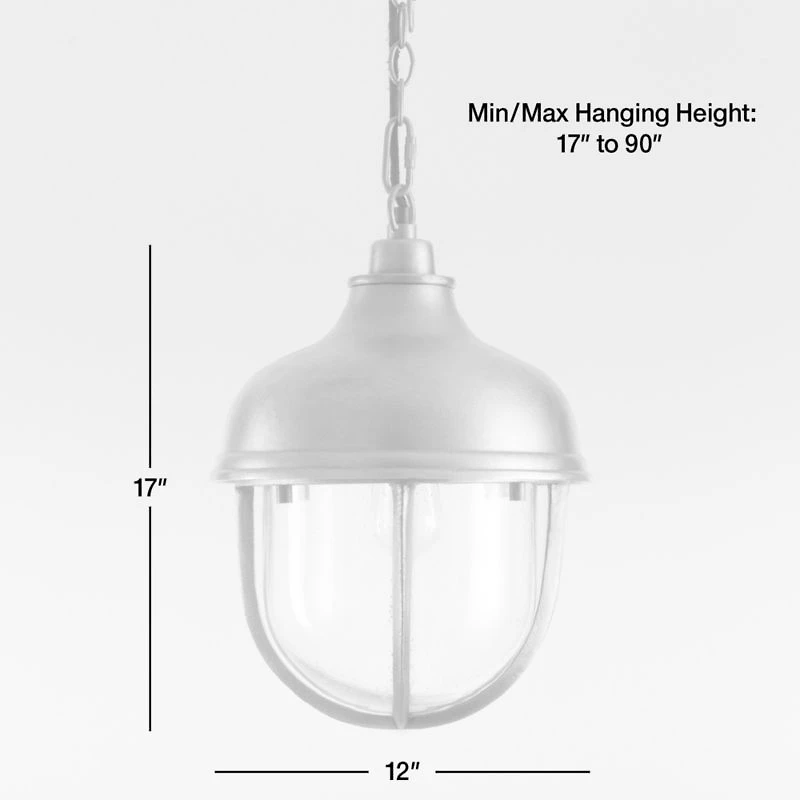 North Brass Cage Pendant Light by Leanne Ford