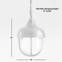North Brass Cage Pendant Light by Leanne Ford