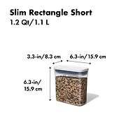 OXO ® POP 1.2-Qt. Slim Airtight Food Storage Container