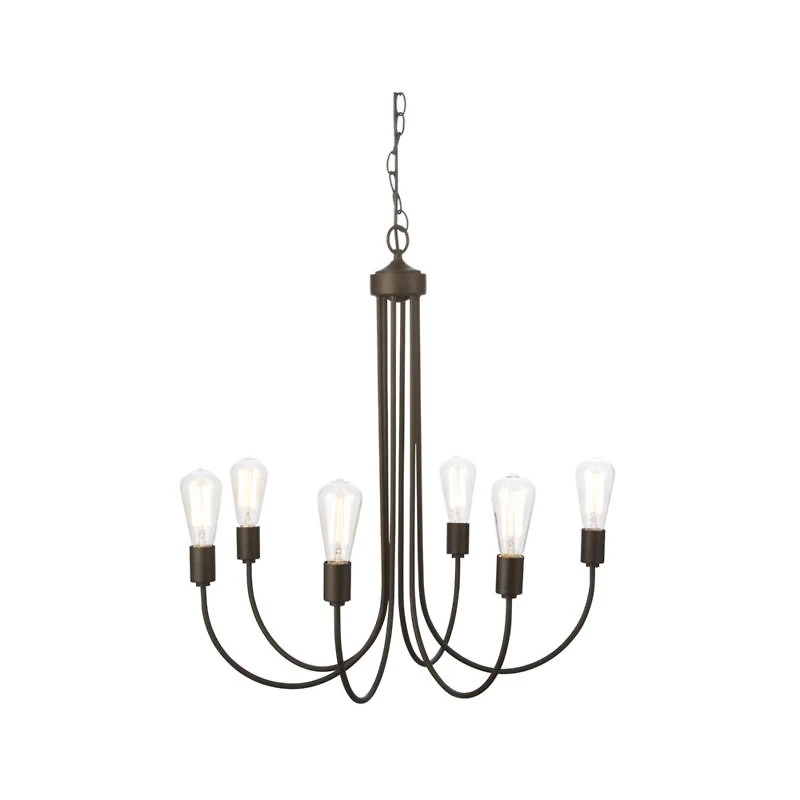 Oakton Bronze Chandelier Light