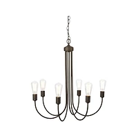 Oakton Bronze Chandelier Light