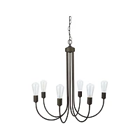 Oakton Bronze Chandelier Light