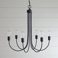 Oakton Bronze Chandelier Light