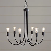 Oakton Bronze Chandelier Light