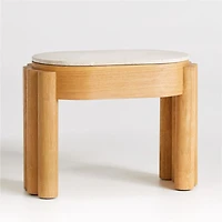 Oasis Oval Wood End Table
