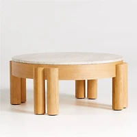 Oasis Round Wood Coffee Table