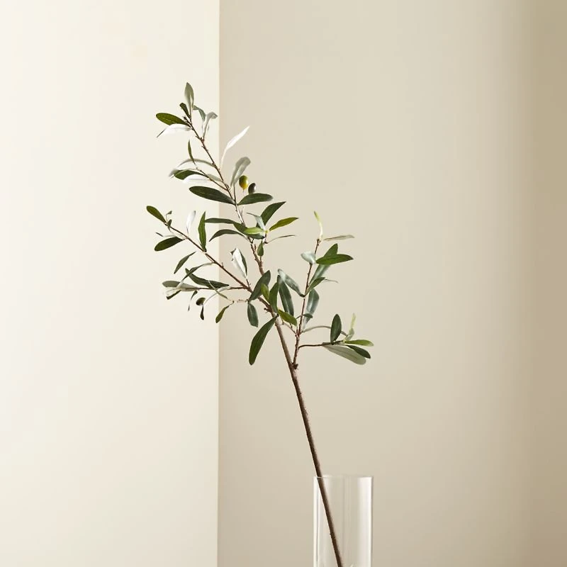 Faux Olive Stem 36"