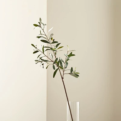Faux Olive Stem 36"