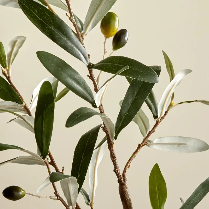 Faux Olive Stem 36"