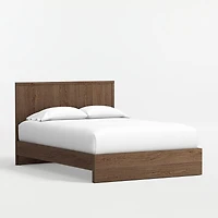 Oliver Deep Brown Ash Wood Kids Full Bed