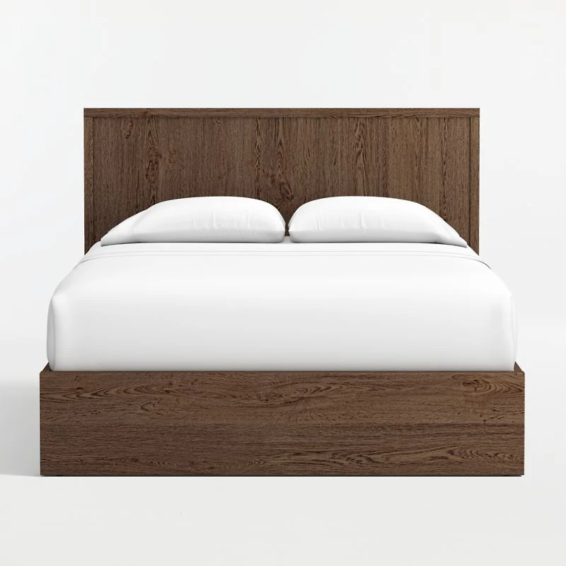 Oliver Deep Brown Ash Wood Kids Full Bed
