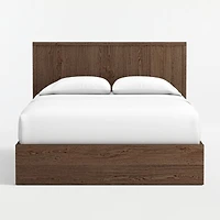 Oliver Deep Brown Ash Wood Kids Full Bed
