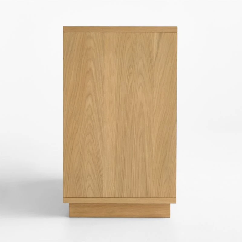 Oliver 52" Natural Oak Wood Wide 6-Drawer Kids Dresser
