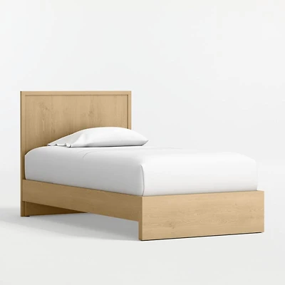 Oliver Natural Oak Wood Kids Twin Bed