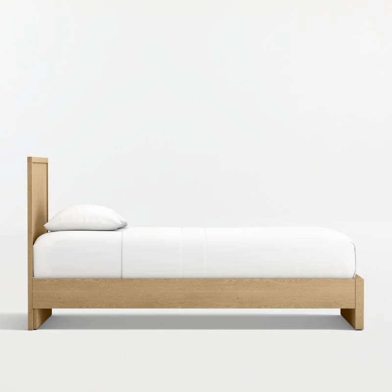 Oliver Natural Oak Wood Kids Twin Bed