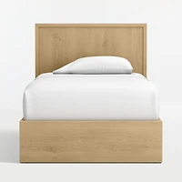 Oliver Natural Oak Wood Kids Twin Bed