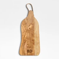Olivewood Board with Leather Handle