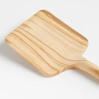 Crate & Barrel Olivewood Solid Turner Spatula