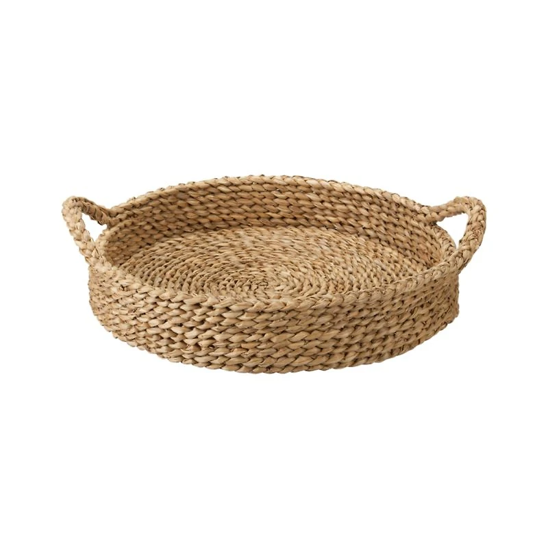 Onslow Handwoven Round Decorative Tray 17"