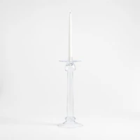 Ophelia Extra Large Clear Glass Taper Holder 17"