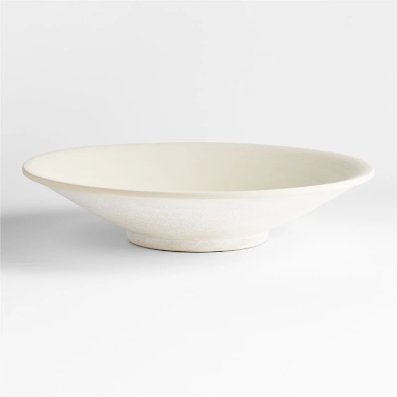 Ophelia Natural Ceramic Centerpiece Bowl 20"