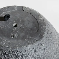 Ophelia  20.9" x 20.8" Black Medium Planter