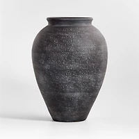 Ophelia Matte Black Large Vase  17"