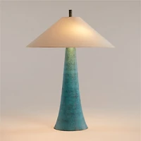 Opry Verdigris Green Table Lamp