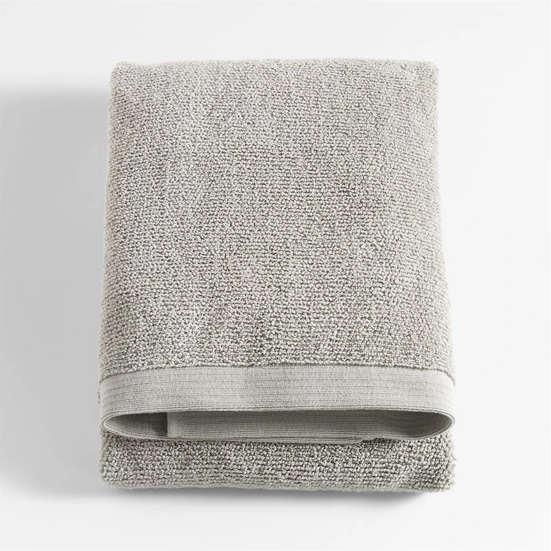 Ash Antimicrobial Organic Cotton Bath Towel
