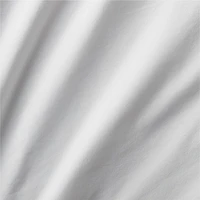 Favorite Washed Organic Cotton White King Bed Sheet Set
