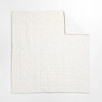Organic Cotton Linen Velvet Arctic Ivory King Quilt