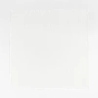 Organic Cotton White Seersucker Shower Curtain
