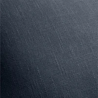 Organic Cotton Monogrammable 20"x20" Deep Indigo Throw Pillow Cover