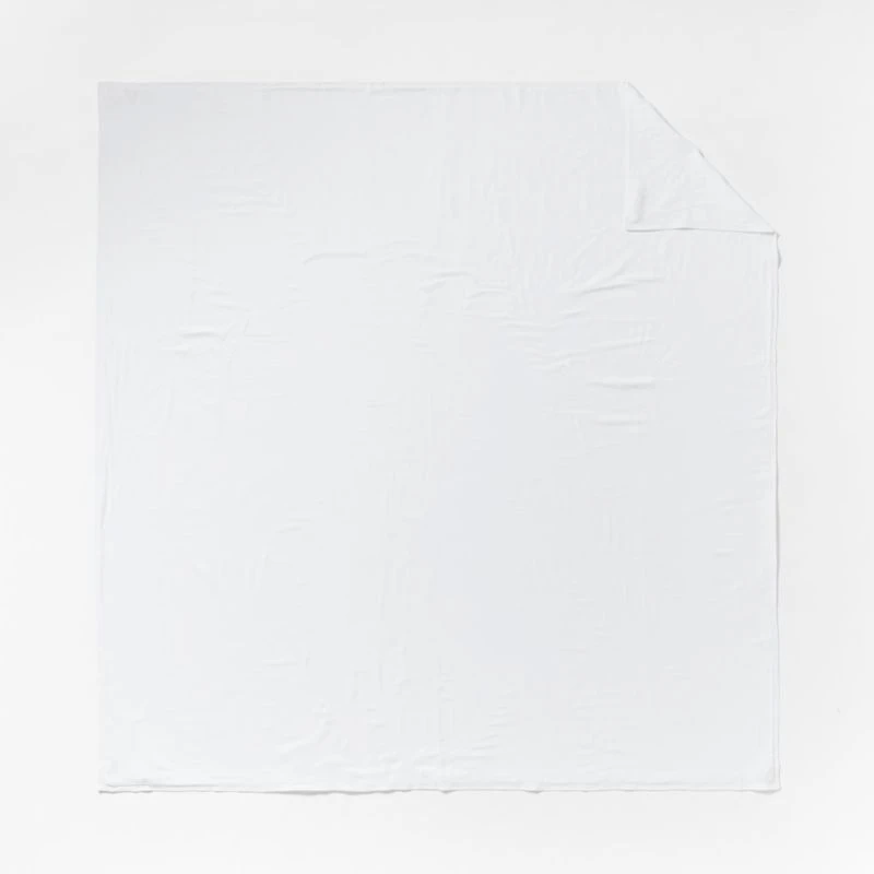 Aire Organic Cotton White Full/Queen Duvet Cover