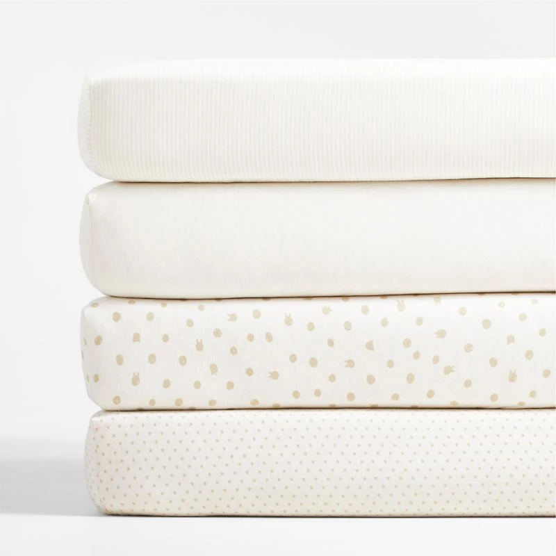 Baby's First Natural Organic Cotton Jersey Baby Crib Fitted Sheet