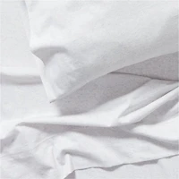 Comfy Tee Light Grey Organic Cotton Jersey Kids Twin Sheet Set