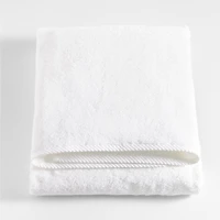 Quick-Dry White Organic Cotton Bath Sheet