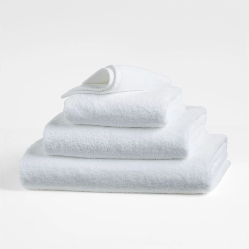 Quick-Dry White Organic Cotton Bath Sheet