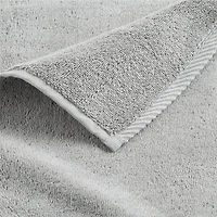 Quick-Dry Ash Grey Organic Cotton Hand Towel