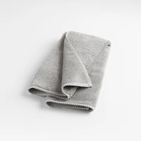 Quick-Dry Ash Grey Organic Cotton Hand Towel