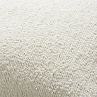 Arctic Ivory Organic Soft Boucle 20"x20" Throw Pillow Cover