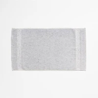 Organic Turkish Cotton Grey Fleck Bath Mat 20"x34"