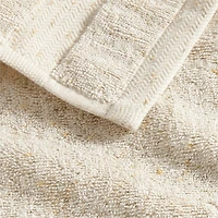 Organic Turkish Cotton Natural Beige Fleck Wash Cloth
