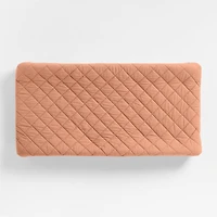 Cozy Cloud Canyon Orange Washed Organic Cotton Changing Pad Cover